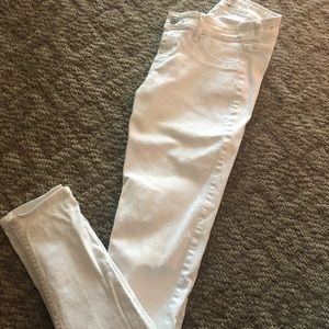 White hollister jeans size 5L